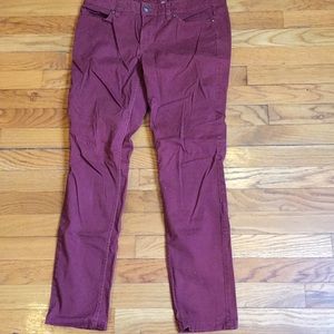 Lauren Conrad Burgurndy Pants Size 8